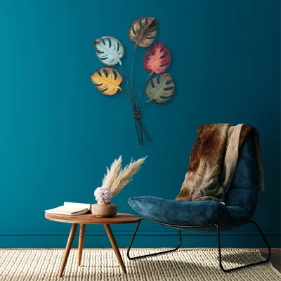 Obrázek produktu pro Wallity, Monstera- DYU1119, Barevné, Ostatní bytové dekorace, 67 x 100 x 4 cm, 100% kov
