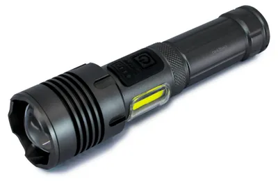 Produktbild von Wiederaufladbare Taschenlampe Teleskop-Zoom 1200 Lumen 7 Leuchtmodi - Avidsen - 103645