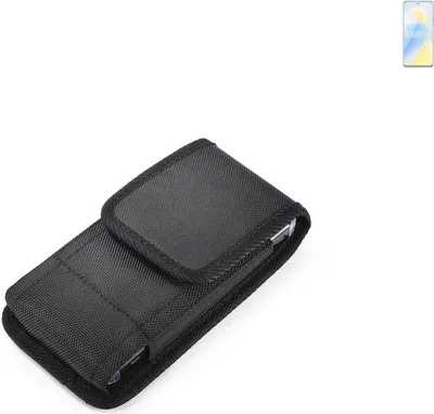 Produktbild von Holster Gürteltasche kompatibel mit Wiko 5G Holster Gürtel Tasche wasserabweisend Handy Hülle Schutz Hülle Outdoor schwarz K-S-Trade
