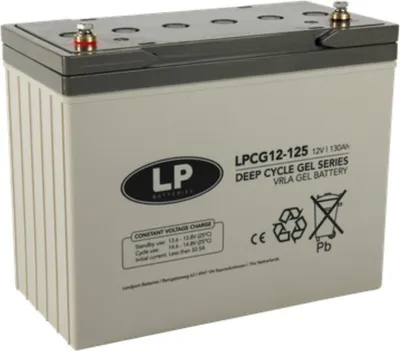 Image de Batterie Landport LPCG12-125 VRLA GEL 12 V 130 Ah sans entretien