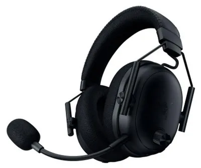 Image de Razer BlackShark V3 Pro, avec ou sans fil, Gaming, 367 g, Casque avec microphone, Noir