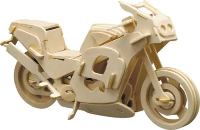 Produktbild von Pebaro | Bausatz eines Rennmotorrads aus Holz
