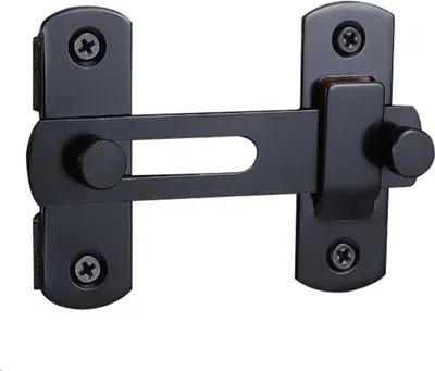 Produktbild von Schiebetürschloss für Scheunen, Türriegel aus Edelstahl, Sicherheits-Kippschloss für Weinschrank, Badezimmer, Außenbereich, Garage, Fenster, Garten, Schranktür