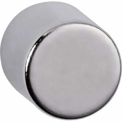 Obrázok produktu pre MAUL Magnet okrúhly 4 kusy 4 kg oceľový kovový neodýmový magnetický Ø 1 x 1 cm strieborný