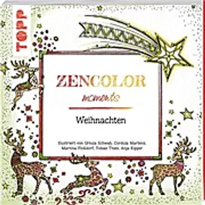 Produktbild von Zencolor moments Weihnachten: (Ausmalen für Erwachsene)