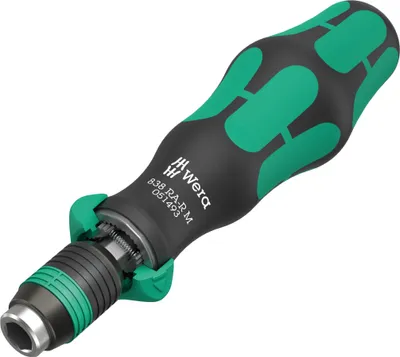 Produktbild von Wera 05051493001 838 RA-R M Bits-Handhalter mit Ratschenfunktion, 1/4", 1/4" x 1