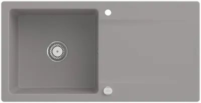 Produktbild von Villeroy & Boch Keramikspüle 333602KD, Siluet 60 Einbauspüle - inkl.