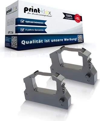 Produktbild von 2x Kompatible Schriftbänder für Epson ERC-28 Epson 2000 ERC28 M2000 C43S015227 ERC-32-B Nylonkassette Druckerband TTR Office Print Serie
