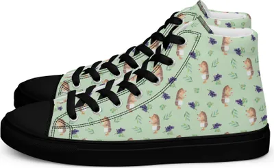Produktbild von Mr. & Mrs. Panda Damen Sneaker Black Edition Igel Wein Größe 41 - Grün - Geschenk, Schwarze, Sneakers, Weinliebhaber, Weißwein, Schwarz, Schwarzer, Rotwein, für, Weinglas