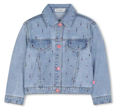 Immagine prodotto di Giacca di jeans Billieblush per bambine, colore blu, taglia 3 anni