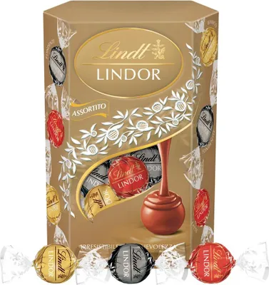Produktbild von Lindt - Bombones lindt lindor exagonal surtido 200 g