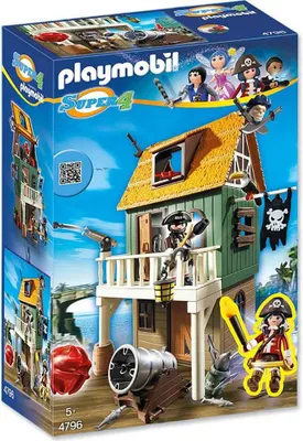 Produktbild von PLAYMOBIL 4796 - Getarnte Piratenfestung mit Ruby