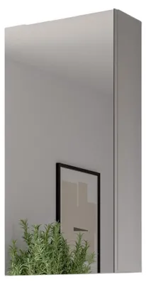 Produktbild von Badezimmer Spiegelschrank "Talerno" in weiß 1-türig 38 x 77 cm
