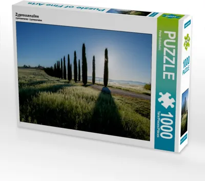 Produktbild von Calvendo Zypressenallee 1000 Teile Puzzle quer 640x480mm, Schürholz Peter; 7295738