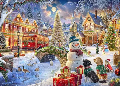 Image de Bluebird Puzzle Noël Villa Christmas - 1500 pièces puzzle