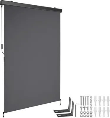 Produktbild von tectake® Senkrechtmarkise Eloise verschiedene Größen inkl. Wandhaltern