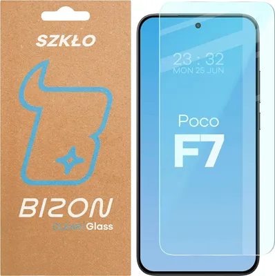 Produktbild von Gehärtetes Glas für Xiaomi POCO F7, Bizon Glass Clear 2