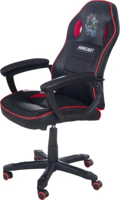 Produktbild von Gaming-Stuhl - Rot - Schwarz - Kunstleder - höhenverstellbar