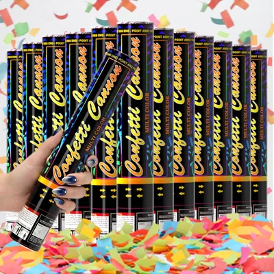 Obrázek produktu pro Konfety, barevné, 12 kusů, 30 cm, vhodné pro oslavy