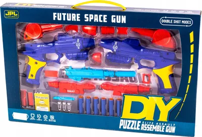 Produktbild von Spielzeugpistole Schaumstoffpfeile Bausatz - DIY Blaster Softdart-Pistole Kinder