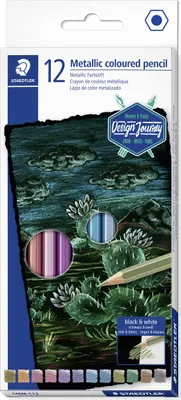 Obrázek produktu pro STAEDTLER "Design Journey" barevné tužky metalické 12 balenímaloobchodní prodejna