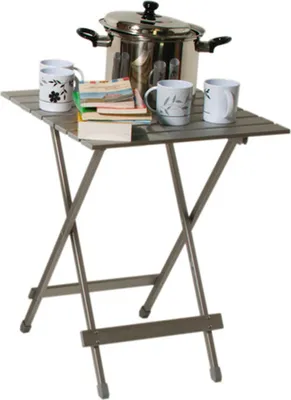 Produktbild von Aluminium Klapptisch Single 50 x 50 x 64 cm Campingtisch Beistelltisch Camping Gartentisch