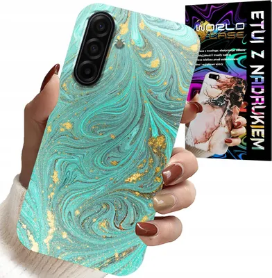 Produktbild von Etui Do Samsung Galaxy A37 5G - Marmurkowe Wzory + Szkło Hartowane