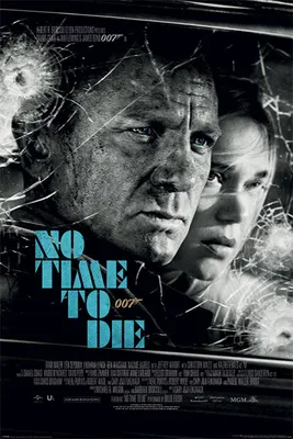 Obrázek produktu pro James Bond 007 - Není čas zemřít - Noir - Filmový plakát 61x91,5 cm