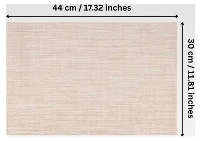 Produktbild von Tischsets MALA, Abwaschbar und Abwischbar, Beige, 4er-Set
