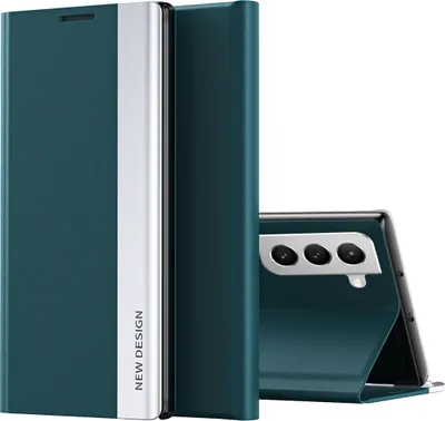 Immagine prodotto di Custodia Galaxy S22 Plus 5G, Custodia magnetica in Finto cuoio con funzione stand per Samsung Galaxy S22 Plus 5G verde