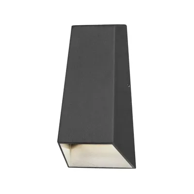 Image de Konstsmide Imola High Power LED Applique murale à double faisceau lumineux - aluminium laqué anthracite, verre acrylique transparent ; 7911-370