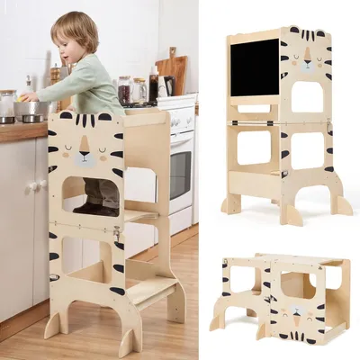 Obrázek produktu pro Skládací Montessori věž pro děti, design 3 v 1