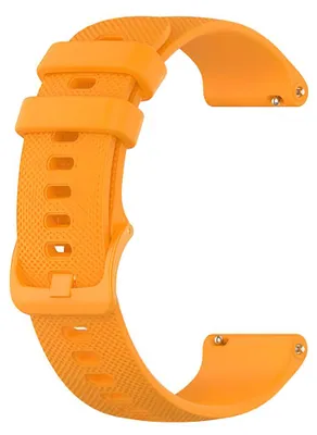 Obrázek produktu pro Techsuit – řemínek k hodinkám 18 mm (W006) pro Huawei Watch GT 4 (41 mm) / W1 / Honor Watch S1 / Garmin Venu 2S / Vivoactive 4S – oranžový