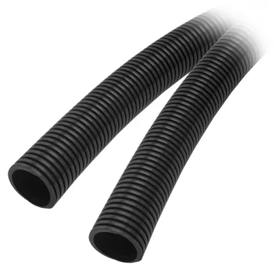 Productafbeelding van Stofzuigerslang op rol – Geschikt voor Festool & Makita - 27/28 mm – 20 meter – Zwart – ESD Anti-statisch –