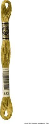 Produktbild von DMC Stickgarn Mouline Special 117MC -833, 6-fädig, 8m