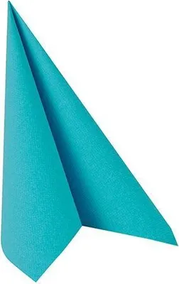 Produktbild von 50 Papstar Servietten ROYAL Collection 1/4-Falz 33 cm x 33 cm türkis 87295
