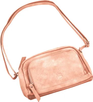 Produktbild von Damenhandtasche Umhängetasche Schultertasche Lederoptik Vegan Leicht Klein Rosa