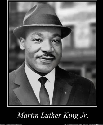 Obrázek produktu pro Martin Luther King Jr. umělecký tisk obrazu - Portrét 1964 (50 x 40 cm)