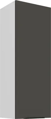 Produktbild von LUNARA Küchenoberschrank – Breite 40 cm, Graphit/Weiß