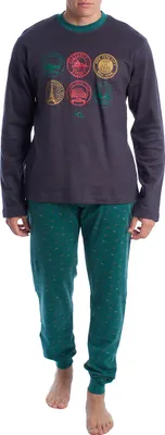 Immagine prodotto di Pigiama uomo Kisses&Love a maniche lunghe in cotone KLP4
