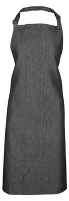 Immagine prodotto di Premier Workwear PR150 | Grembiule con pettorina 'Colours' - Lavabile a 60 °C - Colore: Nero Denim (circa Pantone 433) - Dimensioni: 72 x 86 cm