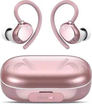 Produktbild von mit 2 ENC Mikrofon für HD Anruf, Bloototh 5.3 Bass Boosted Stereoklang Ohrhörer mit 128H USB C Ladekoffer LED Anzeige, IP7 Wasserdicht