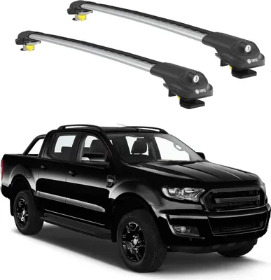 Zdjęcie produktu dla TURTLE BAGAŻNIK DACHOWY AIR-1 do FORD RANGER T6-P375/PX 2011 - 2022 , Srebro
