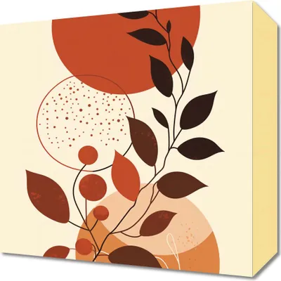 Produktbild von Bilder für das Boho-Wohnzimmer modern 30x30cm Farbton Palette