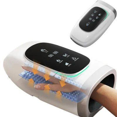 Produktbild von Handmassager mit Wärme und Kompression, 3 Modi, 5 Intensitäten, Schmerzlinderung und Karpaltunnel