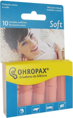Produktbild von Ohropax Soft Soft Foam Hörstöpsel 10 Einheiten