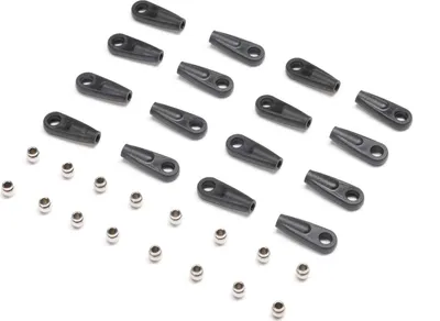 Produktbild von Losi 4-link Rod End & Pivot Balls (16): Mini LMT
