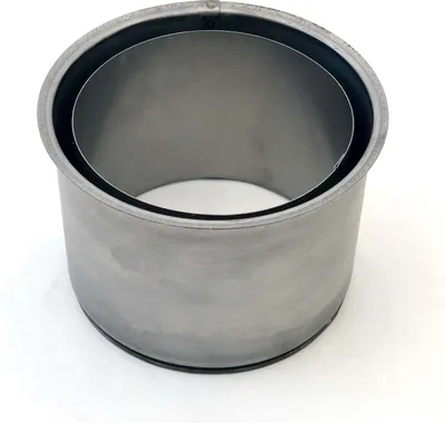 Produktbild von Wandfutter doppelt 12cm kurz Stahl verschiedene Durchmesser | 145 mm