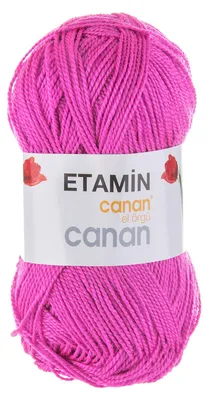 Etamin Canan uni Strickgarn dunkelrosa
