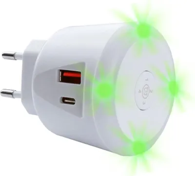 Zdjęcie produktu dla Ładowarka USB z Wyłącznikiem Czasowym EcoSavers Timer Oszczędność
